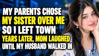 My Parents Chose My Sister Over Me—Years Later, Mom Laughed Until My Husband Walked Onstage