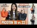 Buying a HERMES PICOTIN 18 or 22? WATCH THIS FIRST! In depth Review & Comparison | Mel in Melbourne
