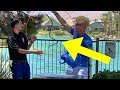 THROWING A SNAKE ON SECURITY GUARD!!! - (Magic Cop Pranks 2019!)