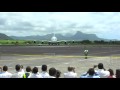 A380 first landing Mauritius