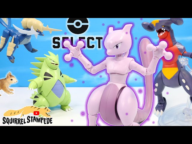 Pokemon Select Trainer Series Mewtwo takes the Squirrel Table! Action Figure Review class=