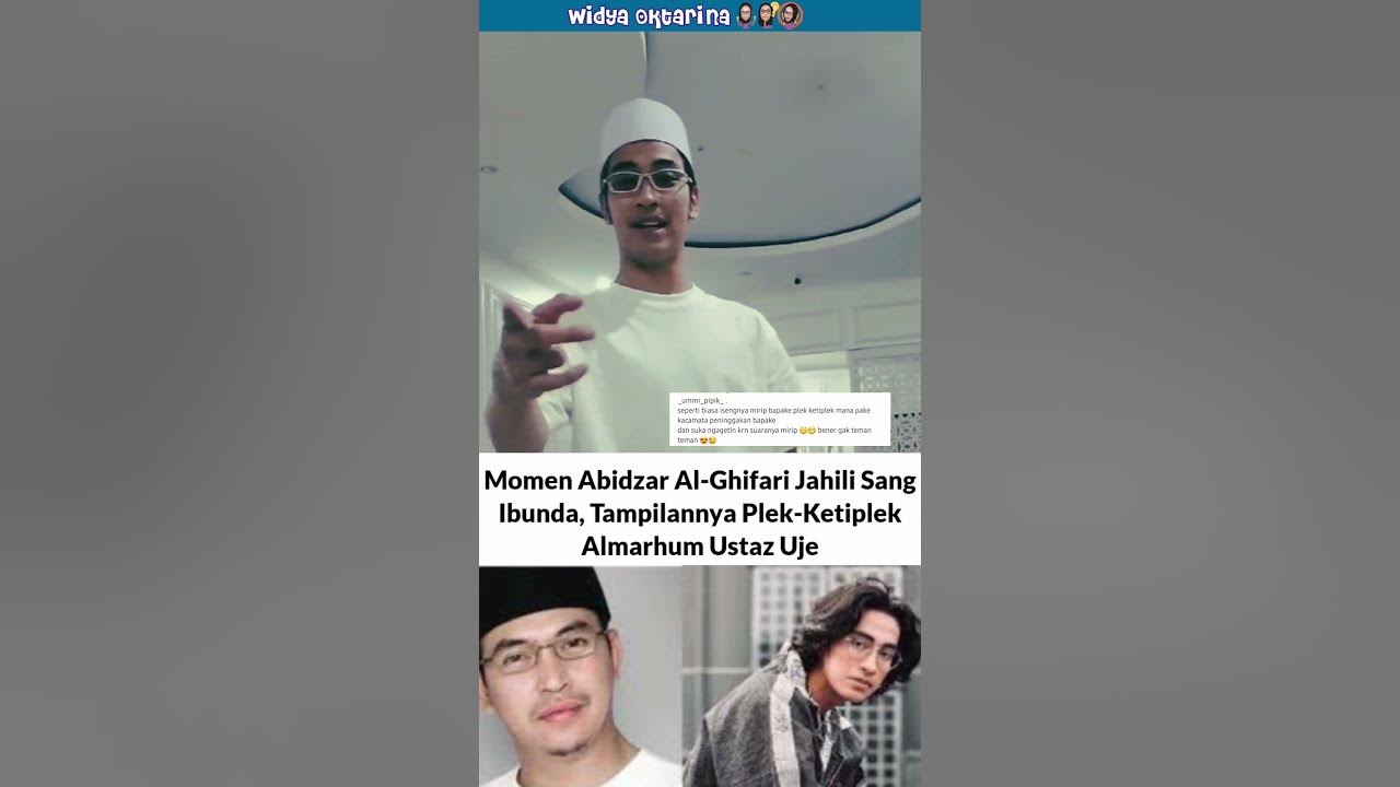 abidzar jahili umi pipik, penampilannya mirip alm. uje #abidzar #viral #fyp #shorts