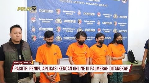 PASUTRI PENIPU APLIKASI KENCAN ONLINE DI PALMERAH DITANGKAP