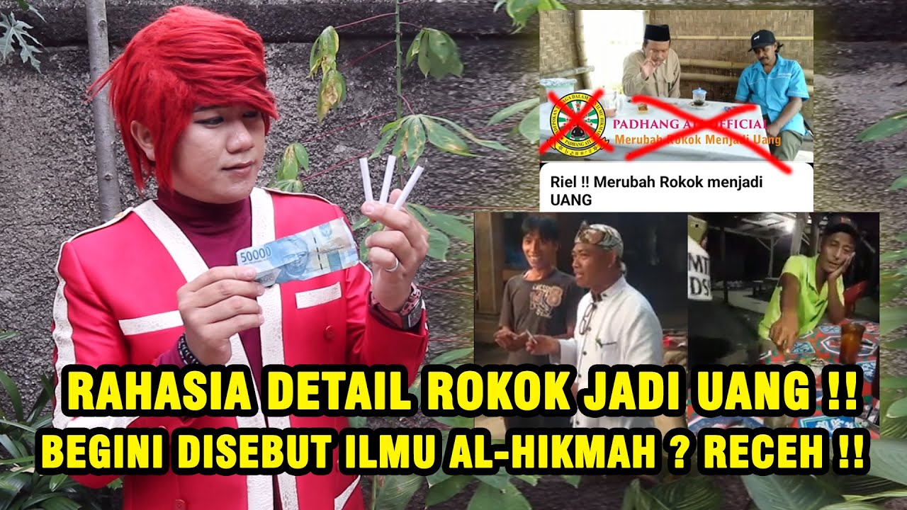 AL-HIKMAH NDASMU ‼️ PEKOK ‼️ PESULAP MERAH BONGKAR RAHASIA ROKOK JADI UANG - ILMU MERAH
