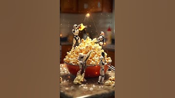 Tiny Robots Making GIANT Popcorn Explosions! 🍿🤖💥 #Shorts #shortsusa  #robot #robotics #futureisnow