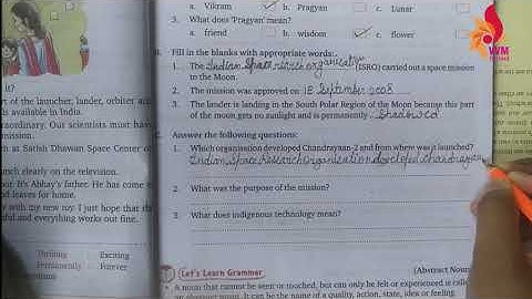 2021-22 CLASS-4 SUBJECT - ENGLISH READER CHAP-3 CHANDRAYAAN - 2 PART - 2