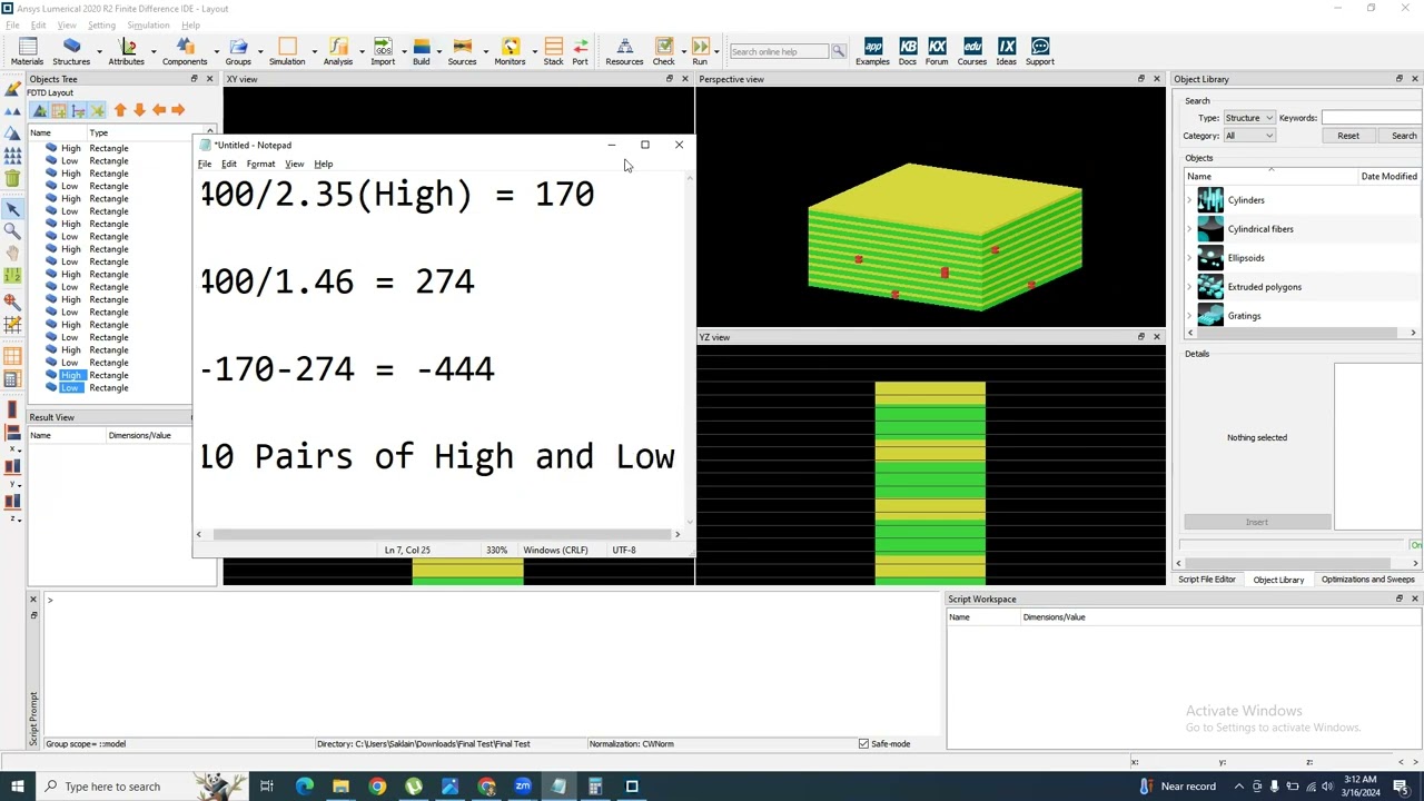 Design of Dielectric Mirrors and Bragg Reflectors in Lumerical FDTD