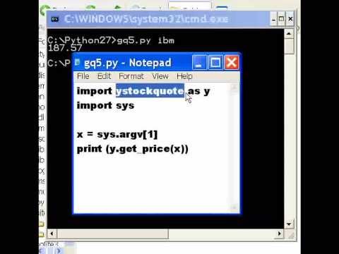 Python How to Get Stock Quotes the Easy Way