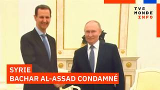 Syrie Lancien Président Bachar Al-Assad Condamné À Mort