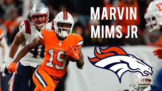 Marvin Mims Jr || Rookie Highlights || Denver Broncos WR\KR\PR