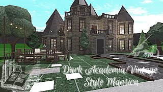 Dark Academia/Vintage Style Mansion ¦ Bloxburg Speed Build