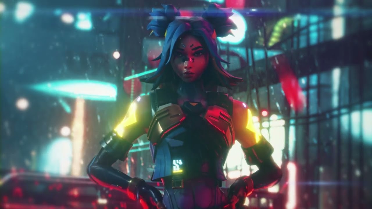 Cyberpunk Girl Live Wallpaper 🔥 Neon City Rain | 4K Ultra HD Animated Wallpaper for PC & Mobile
