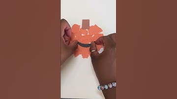 Torn Paper Pumpkin Craft