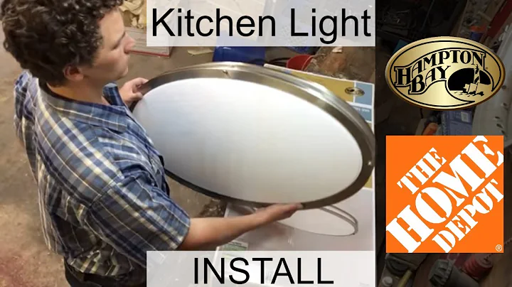 Replacing Fluorescent Kitchen Light with New LED Fixture