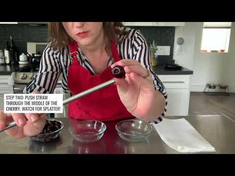How to: Pitting Cherries (the easy way)