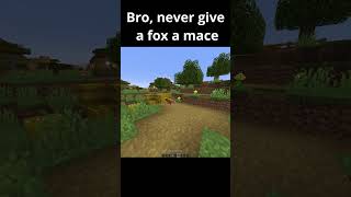 Minecraft Fox Moment