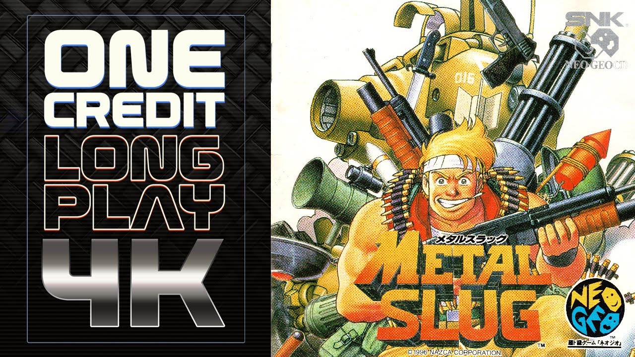 METAL SLUG (NEO-GEO CD) | ONE CREDIT LONGPLAY 4K Ft. djgege1980 