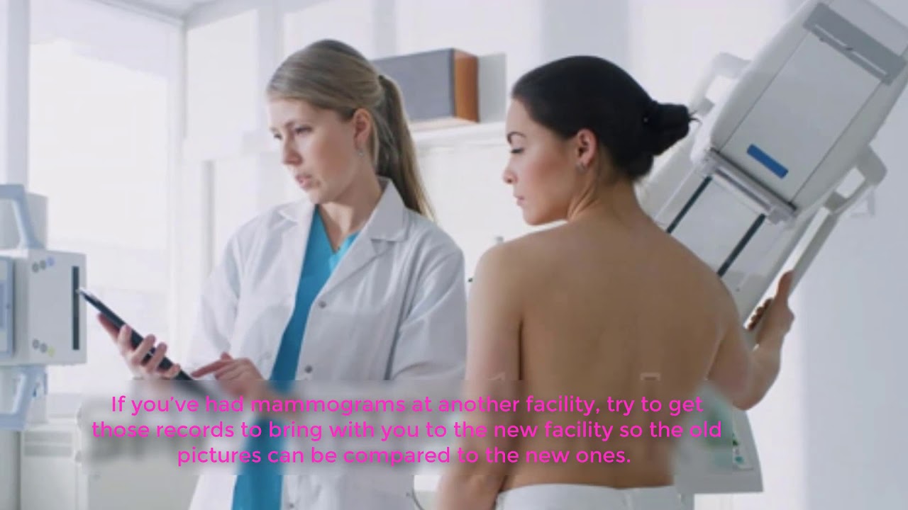 How to prepare for your mammogram youtube