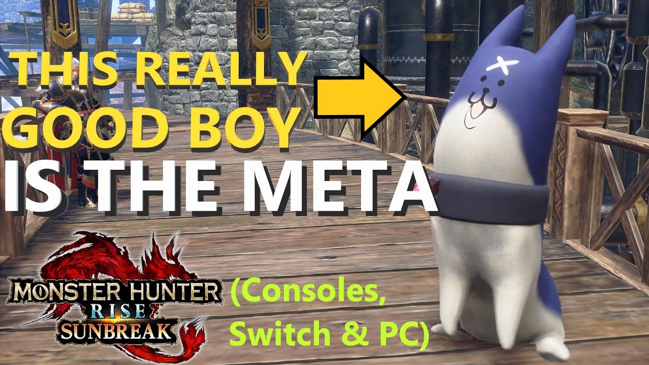 Monster Hunter Rise Sunbreak How Strong The Palamutes Make The Gunlance Meta