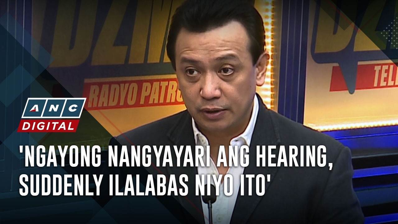 Trillanes to file cyberlibel vs Mike Defensor, others over payoff claims involving ICC | ANC