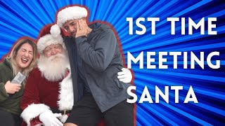 Meeting Santa Claus for 1st time at 36 years old  Cuban Reaction