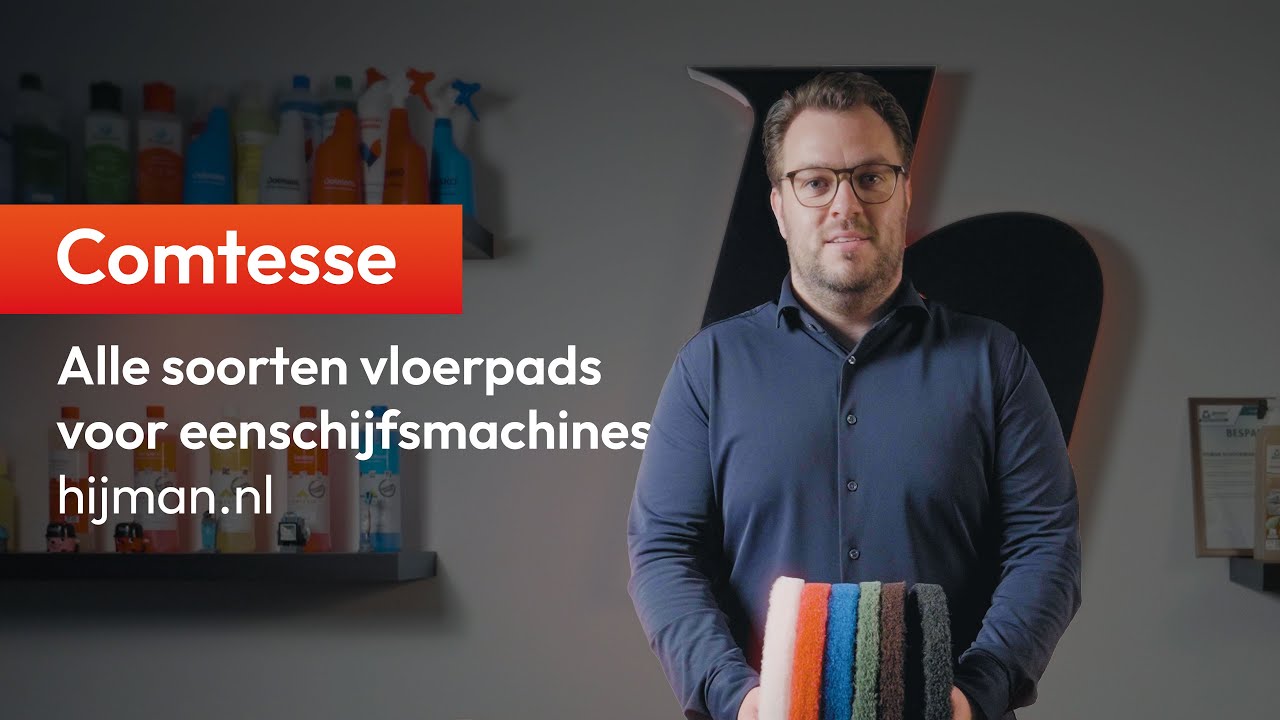 Welke vloerpads gebruik je wanneer?  Comtesse pads uitgelegd