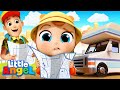 First Road Trip Song | Little Angel Kids Songs & Nursery Rhymes