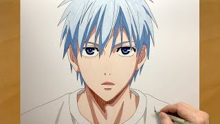 How to draw Kuroko Tetsuya from Kuroko's Basketball | draw anime | Kuroko Tetsuya | Kuroko no Basuke