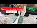 WRAP CHRISTMAS PRESENTS WITH ME | 2021