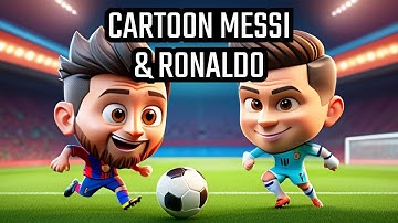 How to Create 3D Cartoon Versions of Messi and Ronaldo. (Small Messi, Small Ronaldo) with AI