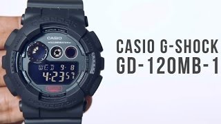 Casio G-shock GD-120MB-1 : Military Black