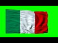 4K, Italy Falg Waving, Il Canto Degli Italiani, Italian National Anthem,