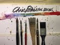 My Favorite Watercolor Brushes- WATERCOLOR IN 5