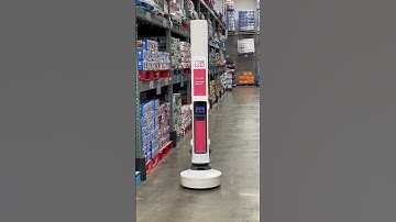 Chance meeting again with Tally, BJ’s Inventory Robot.🇺🇸 #BJ’s #robot #robotics #shorts