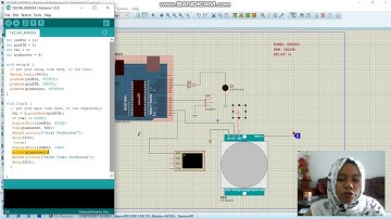 Rangkaian Sensor PIR(LED,Sounder, dan Virtual terminal)