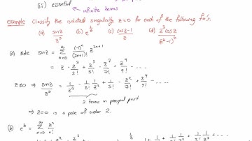 236 Laurent Series & Residues (part 4)