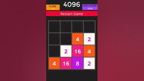 WoW The Best 4096 Game  Puzzle