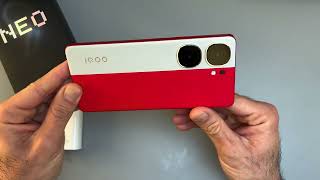 IQOO NEO9 red colour handson & Origin OS 4 walkthrough