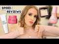 SPEED REVIEWS // Glow Recipe Niacinamide Dew Drops, Krave Beauty skincare, Eva NYC & Amika Products