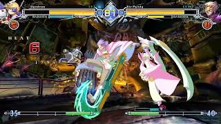 BBCF - Daedron(Mu-12) vs Sir Panda(Relius) - Part 1/2