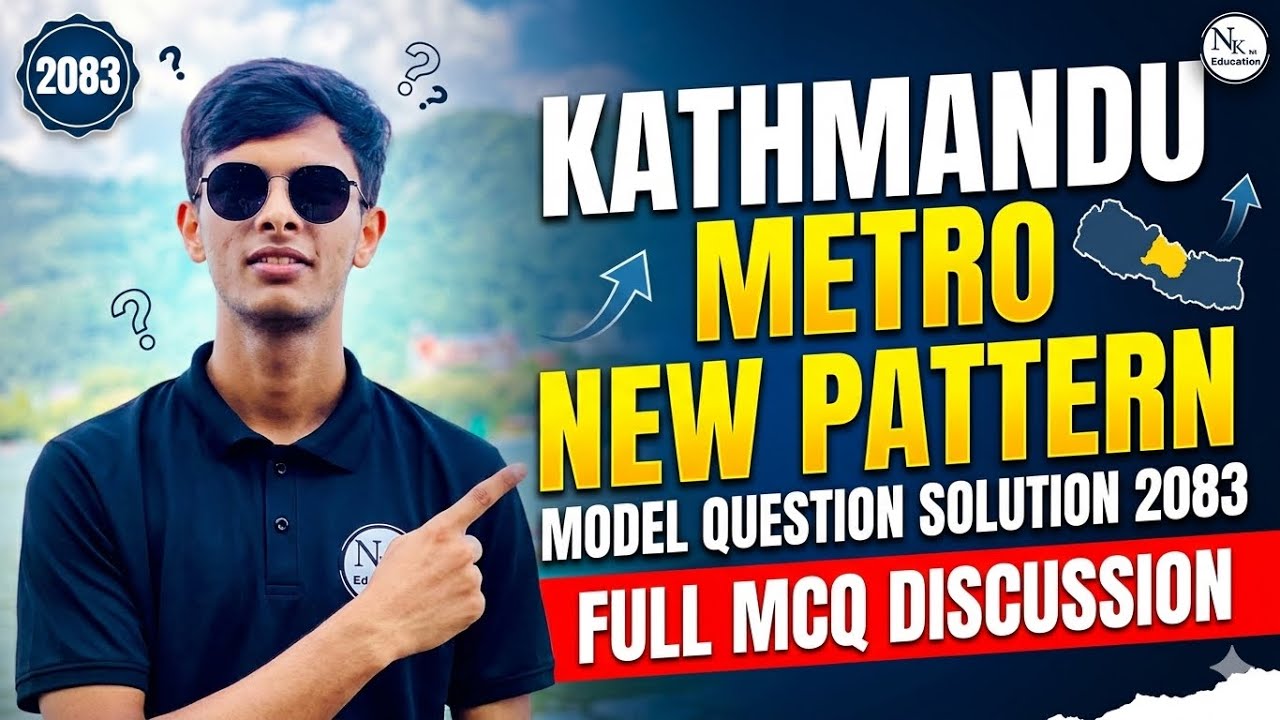 🚀 KTM Metro Scholarship New Model Set Solution 2083 | Most Important ...