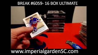 BREAK #6059: 16 BOX 2025-26 #upperdeck ULTIMATE NHL HOCKEY CASE BREAK
