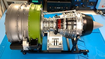 Miniatuur turbofanmotor monteren en uitvoeren!