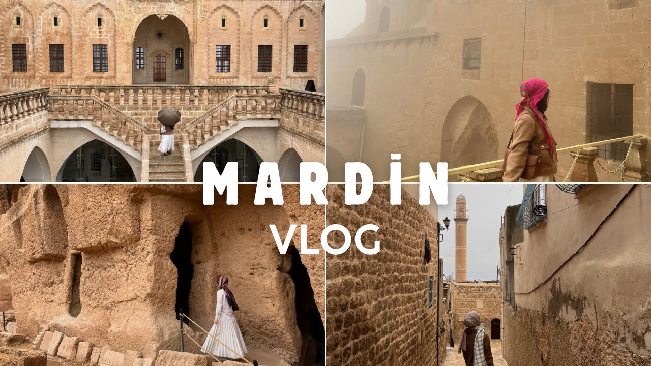 kötü hava bizi durduramadı: mardin vlog | yağmur sis demeden mardin’i karış karış gezdik🧡✨