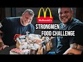 STRONGMAN MCDONALD'S FOOD CHALLENGE (12,000+ CALORIES)
