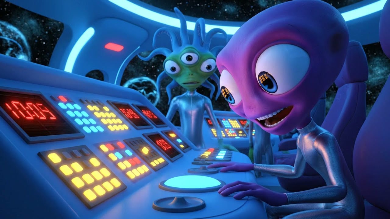 Among Us Naughty Alien Hid the Button | Fun Nursery Rhyme | Kids’ Song