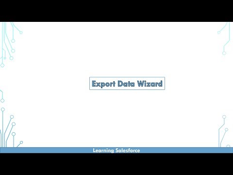 Data Export Wizard