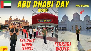 Abu Dhabi Worth Visiting? Ferrari World FASTEST ROLLER COASTER, BAPS Temple Mosque Full Travel Guide