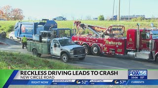 Reckless driving leads to crash on New Circle in Lexington