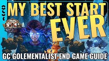 FINAL Update - All Content Glacial Cascade Elementalist [PoE 3.26]